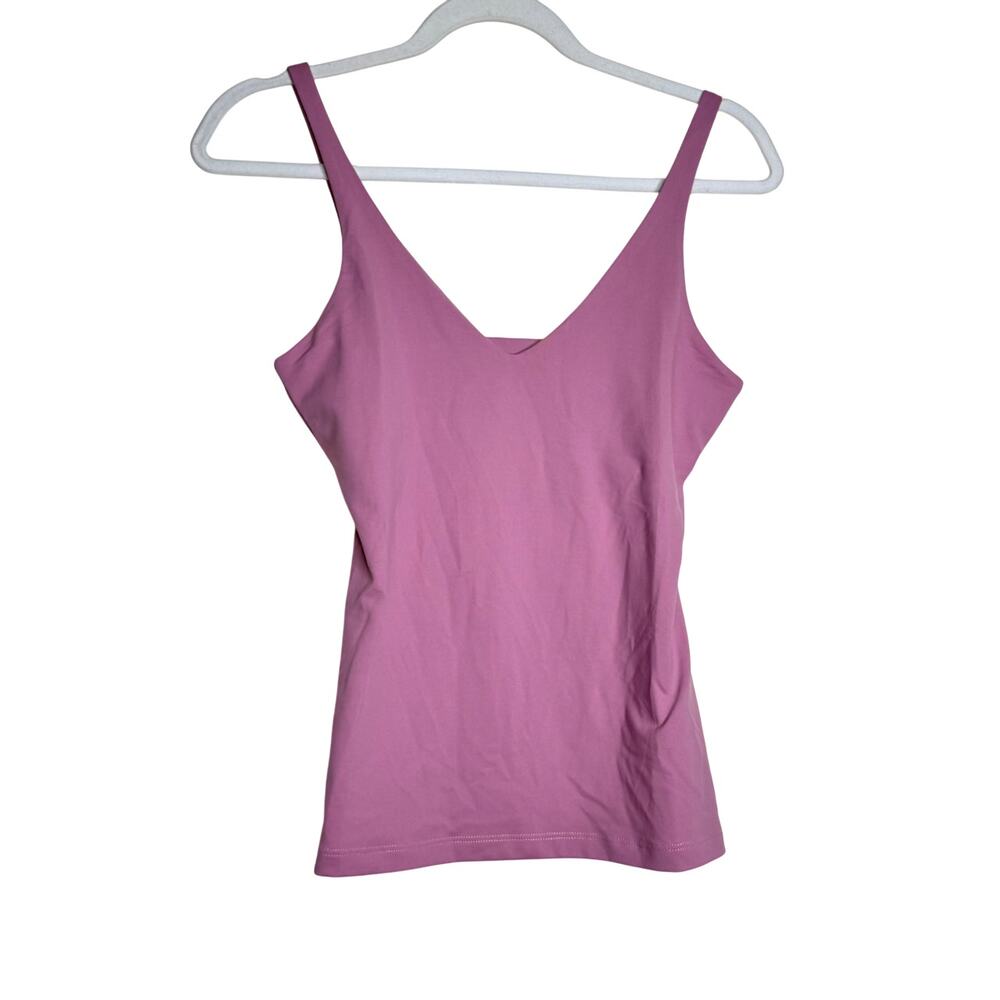 Susana Monaco Sleeveless V-Neck Top in Lip Gloss Pink NWT Size XS